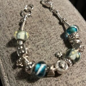 Pandora style charm bracelet